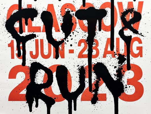 Banksy GDP Rat Cut and Run Exhibition Poster for sale at Pamono