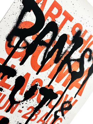 Banksy GDP Rat Cut and Run Exhibition Poster for sale at Pamono