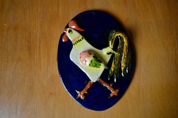 Piatto da torta in ceramica con supporto, anni '20 in vendita su Pamono