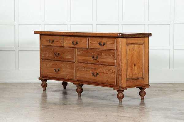 Large 19th Century English Pine Dresser Base, 1890s for sale at Pamono Large 19th Century English Pine Dresser Base, 1890s for sale at Pamono