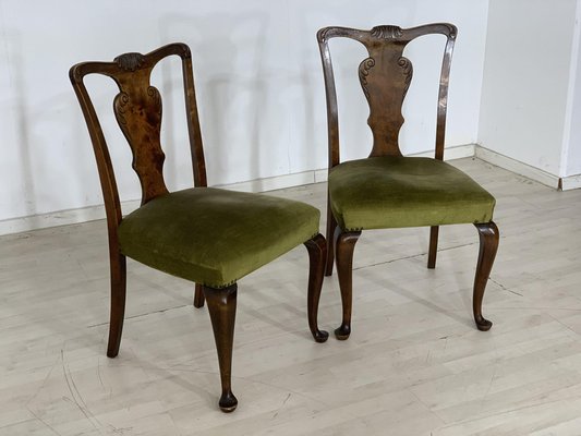 Set of German Chippendale Chairs for sale at Pamono