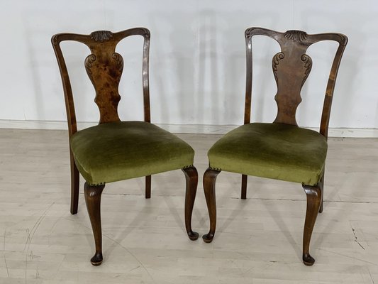 Set of German Chippendale Chairs for sale at Pamono
