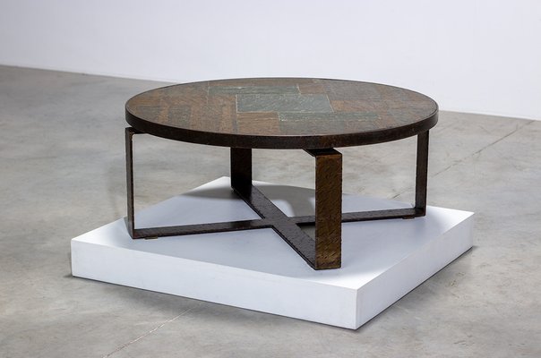 Stone concrete coffee table deals