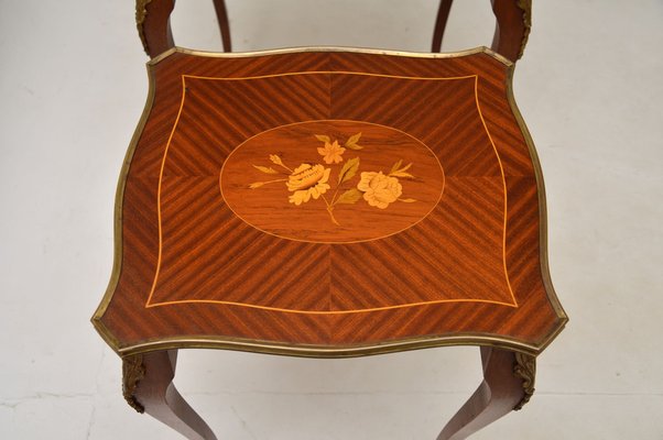 Antique French Inlaid Nesting Tables, 1930, Set of 3 for sale at