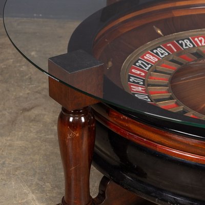 Mesa de centro de ruleta de casino, años 80 en venta en Pamono
