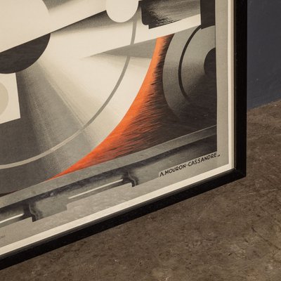 French LMS Best Way Poster by Henri Mouron Adagp, Paris, 1928 for