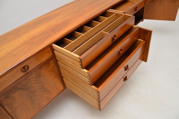 Vintage Walnut Sideboard Designed attributed to Robert Heritage