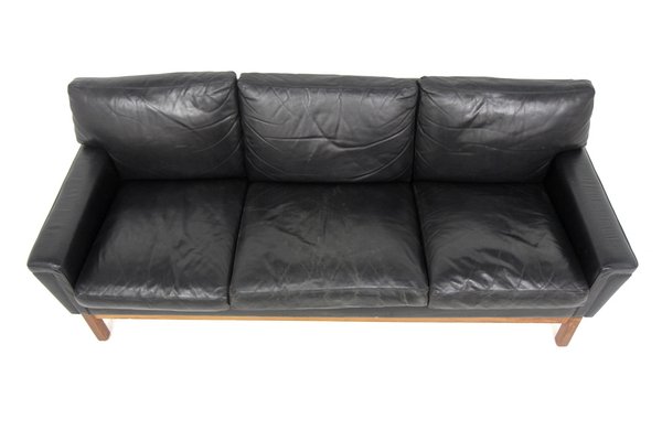 Scandinavian Sofa Model Åland in Leather from Ikea, Sweden, 1960s