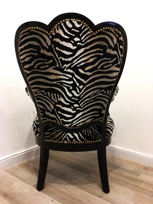 Zebra online print chair