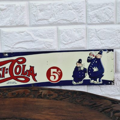 Patch Thermocollant Brodé PEPSI Cola. Vintage 8cm