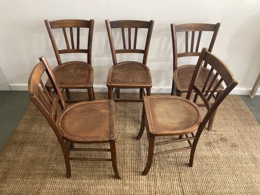Vintage french bistro chairs outlet