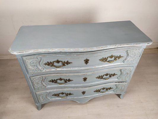 Louis XV Gray Blue Dresser for sale at Pamono