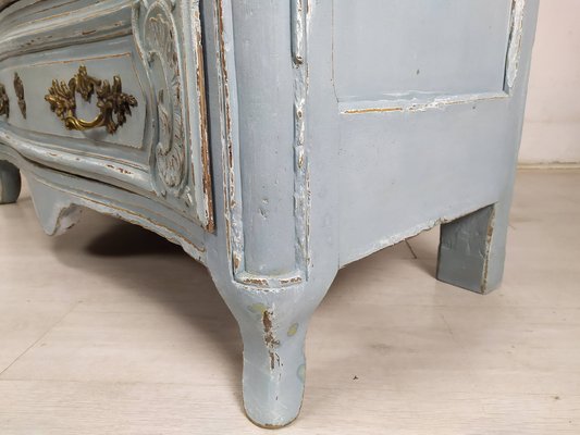 Louis XV Gray Blue Dresser for sale at Pamono