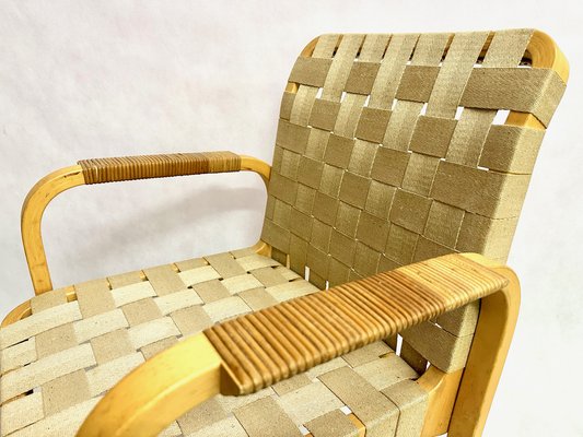 Model 45 Lounge Chair by Alvar Aalto for Artek, 1970s for sale at