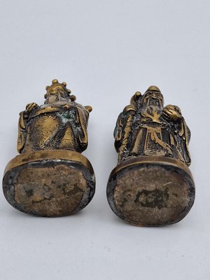 Chinese Bronze Statues, 1800s, Set of 2 for sale at Pamono