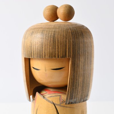 Vintage Japanese Wooden Kokeshi Doll by Kojo Tanaka, 1950s for