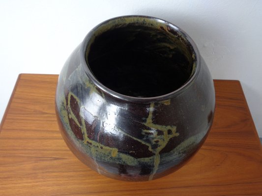 Large Danish Studio Ceramic Jug or Vase, 1960s for sale at  display picture 1