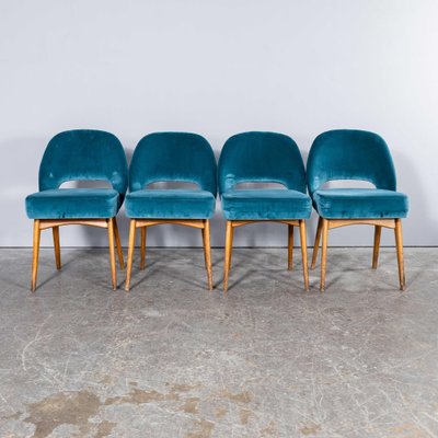 Ben Dining Chair in Velvet 1960s for sale at Pamono