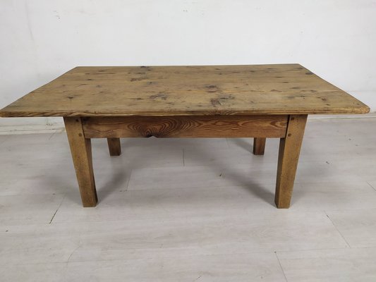 Vintage Fir Farm Table for sale at Pamono
