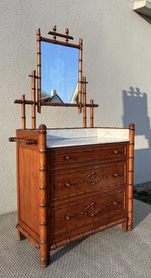 Faux bamboo deals dresser for sale