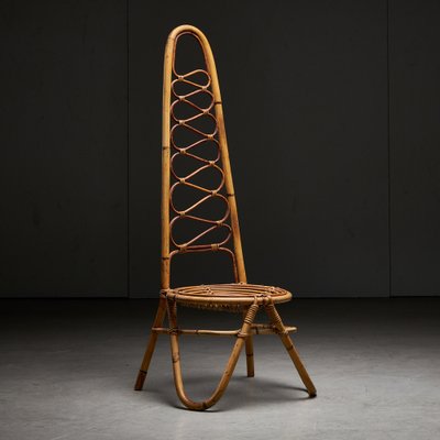 Bamboo High Back Chair