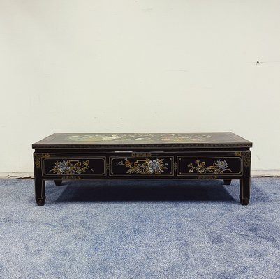 Black asian coffee sale table