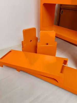 Modular Bookshelf by Olaf Von Bohr for Kartell, Italy, 1960s, Set