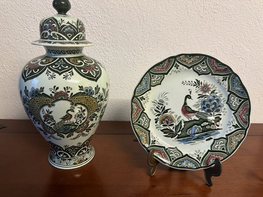 Vase and Collection Plate from Villeroy & Boch, Set of 2 for sale at Pamono