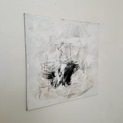 Felix Bachmann, Abstract Composition in Black and White, 2023