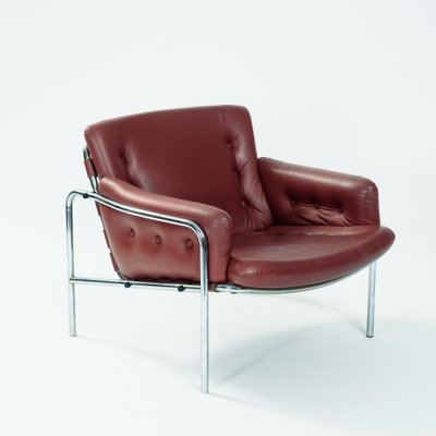 Osaka Lounge Chair in Leather by Martin Visser for 't Spectrum