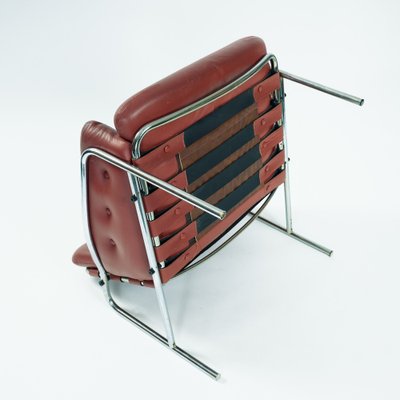 Osaka Lounge Chair in Leather by Martin Visser for 't Spectrum