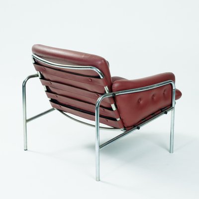 Osaka Lounge Chair in Leather by Martin Visser for 't Spectrum