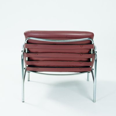 Osaka Lounge Chair in Leather by Martin Visser for 't Spectrum