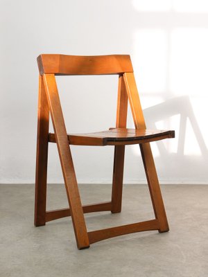 Vintage Trieste Folding Chair attributed to Aldo Jacober, 1960s