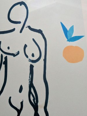 Henri Matisse, Nude with Oranges, 1958, Large Original Lithograph