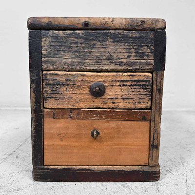 Japanese Antique Inkstone Wooden Case Box Octagonal Makie