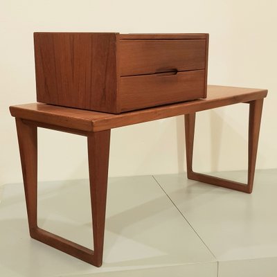 Set of Bench with Drawer Unit by Kai Kristiansen for Aksel