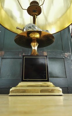 vintage crystal fruit table lamp from maison charles for sale at pamono