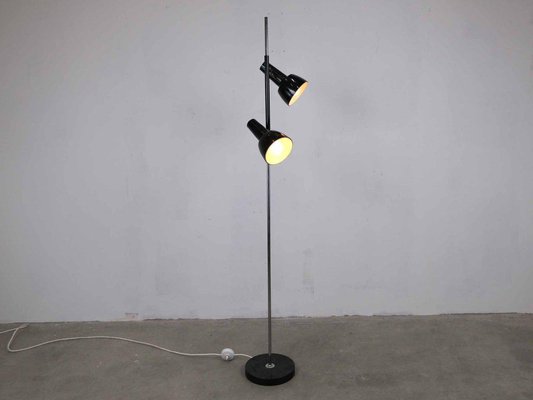 Vintage black floor hot sale lamp