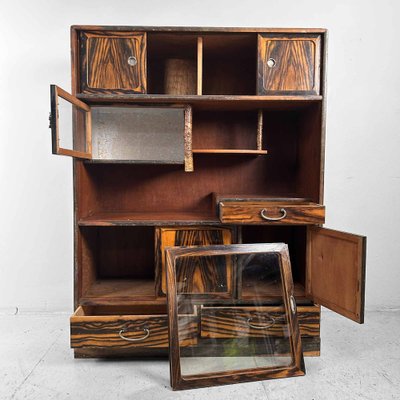 Mid-Century Japanese Cha Tansu Shōwa Tea Cabinet, 1930s for sale