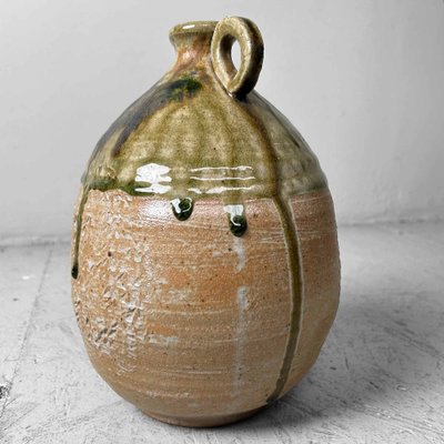 Mid-Century Glazed Ceramic Shigaraki Jug, Japan, 1960s for sale at