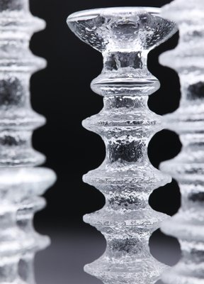 Festivo Candleholders in Glass by Timo Sarpaneva for Iittala