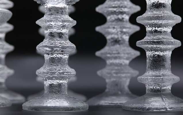 Festivo Candleholders in Glass by Timo Sarpaneva for Iittala