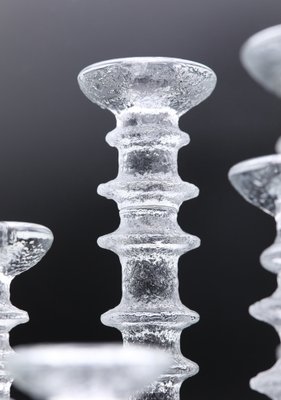 Festivo Candleholders in Glass by Timo Sarpaneva for Iittala