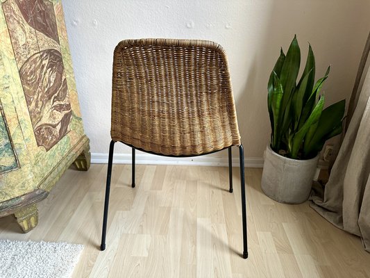 Boho Basket Chair in Rattan by Gian Franco Legler for sale at Pamono