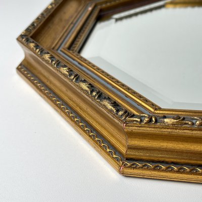Specchio da parete vintage anni 50 in legno dorato • Leclisse - Vintage  Store