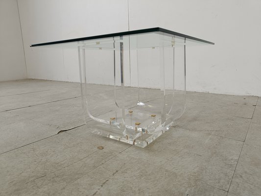 Acrylic coffee table small deals