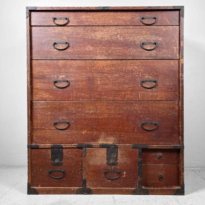 Japanese Traditional Tansu Drawer Cabinet, 1920s for sale at