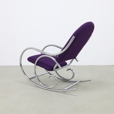 Purple online rocking chair