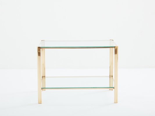 Bronze and glass end tables deals